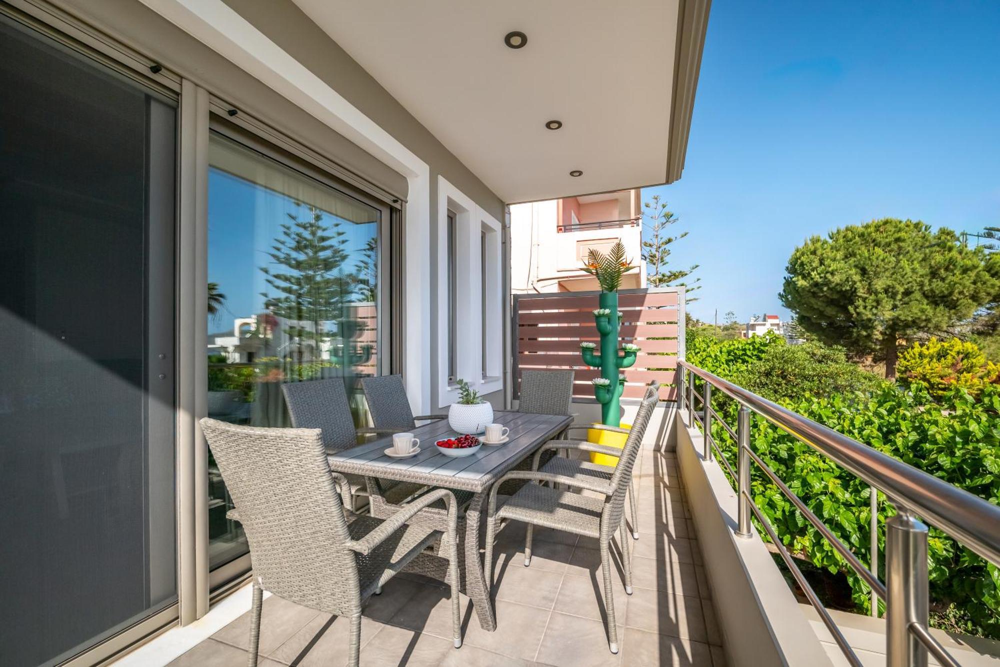 Aria Sea View, Chania Сталос Экстерьер фото