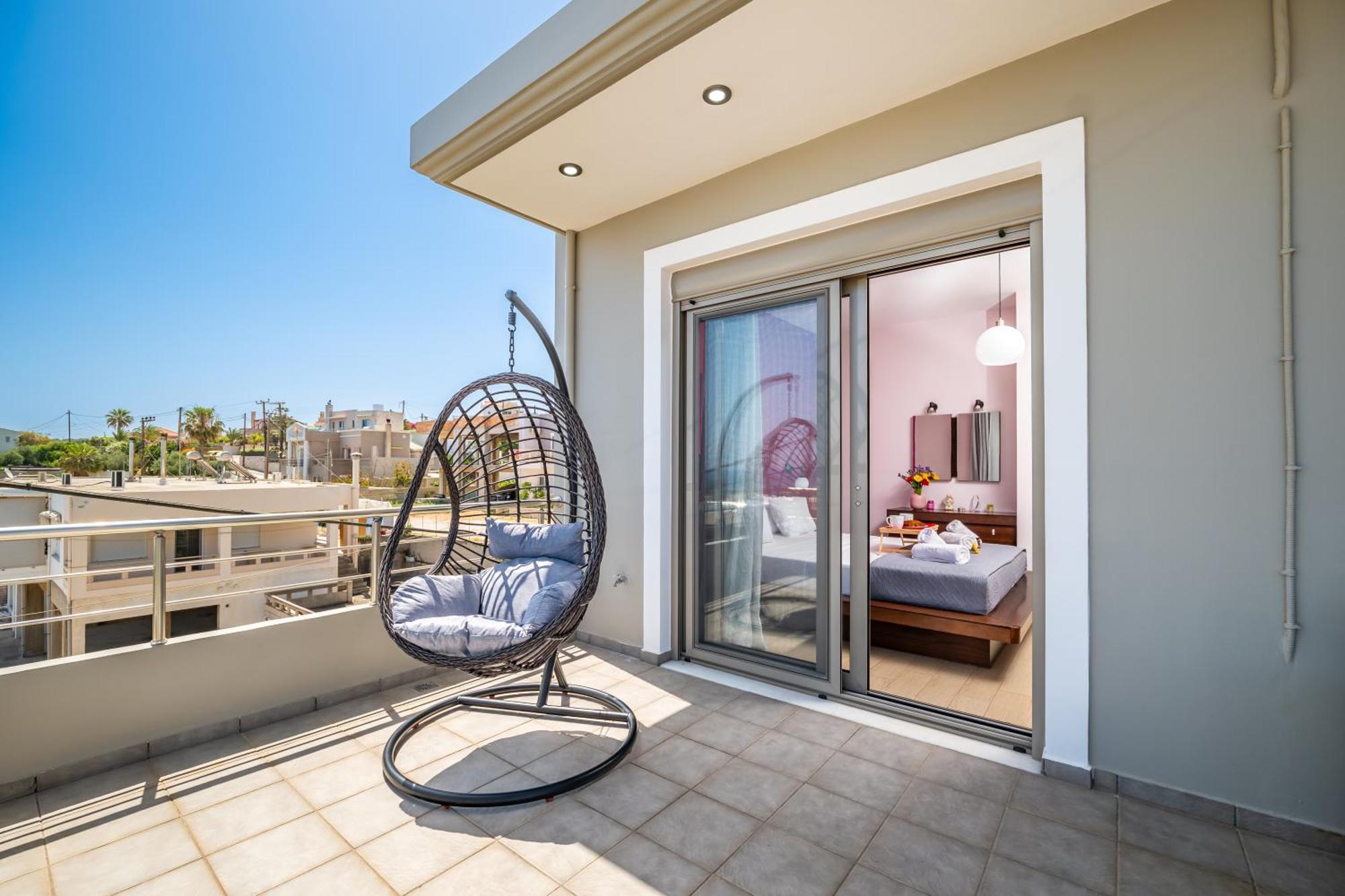 Aria Sea View, Chania Сталос Экстерьер фото