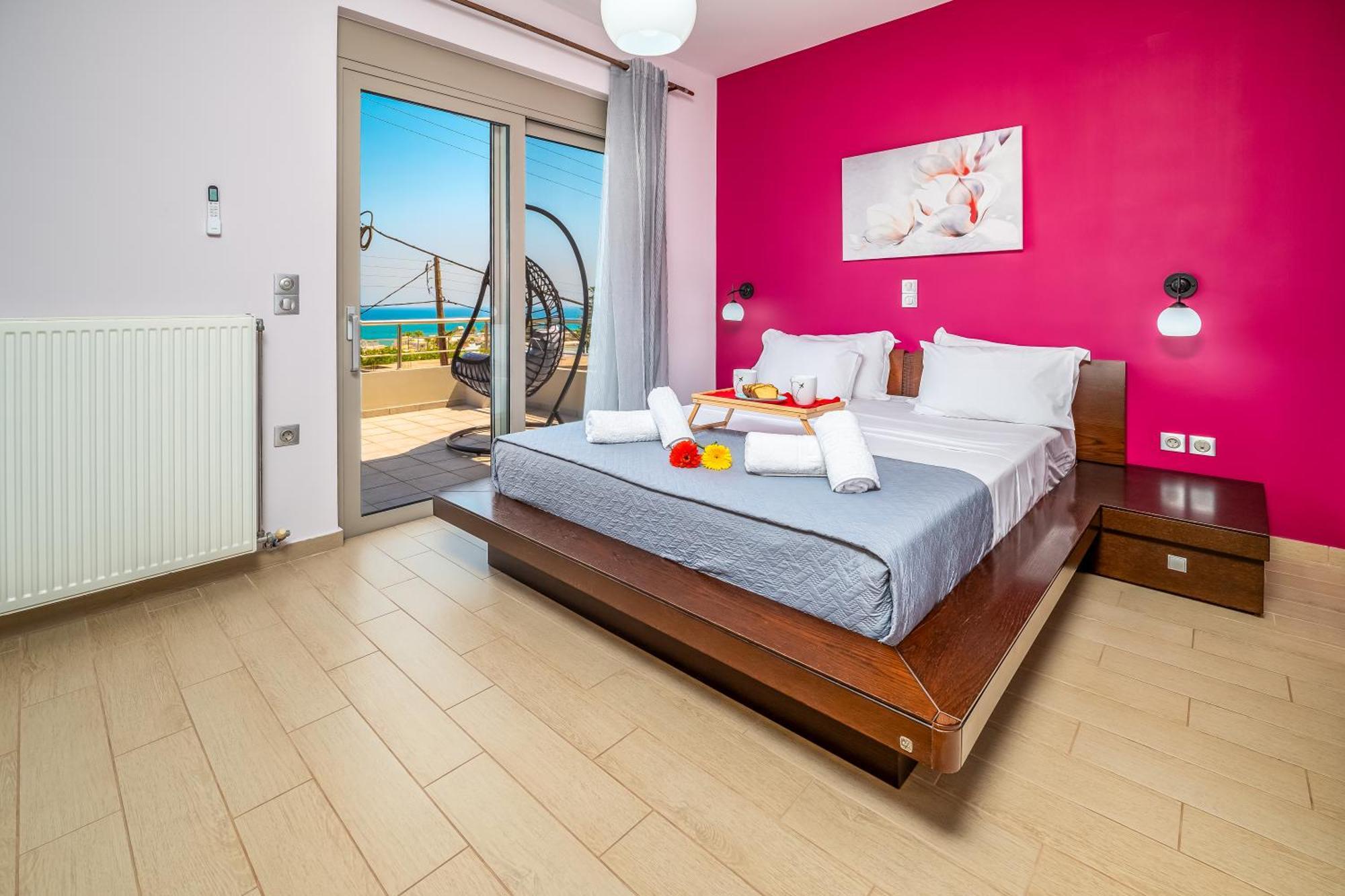 Aria Sea View, Chania Сталос Экстерьер фото