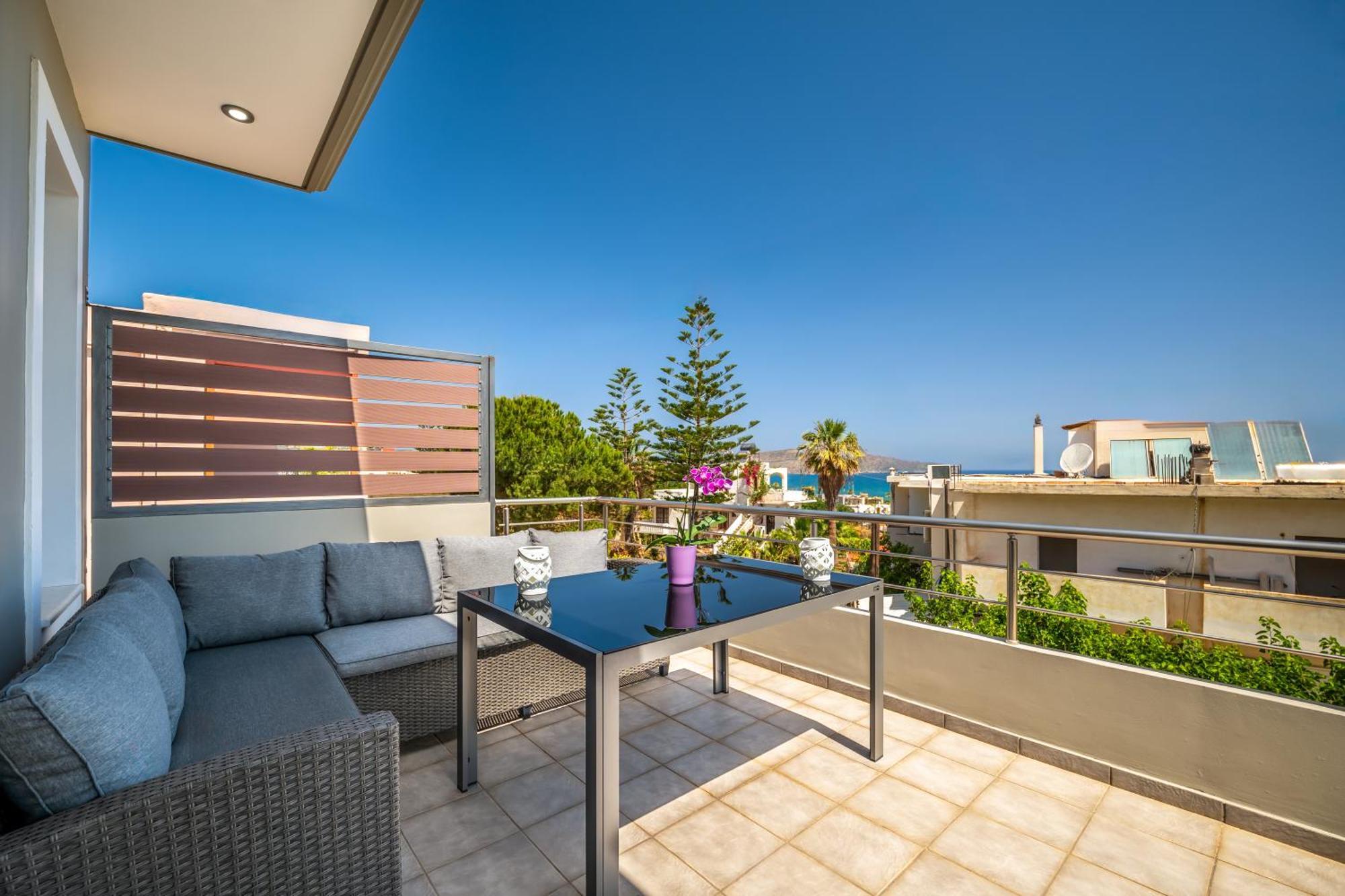 Aria Sea View, Chania Сталос Экстерьер фото